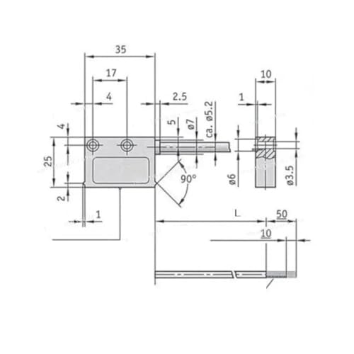 Sensor de desplazamiento lineal MSK500/1 para máquinas miniatura 2