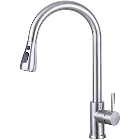 Grifo de cocina extensible 360° giratorio monomando con ducha de 3 modos Cover