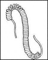 VOLEX 6478 RETRACTILE CORD 3COND 18AWG 2FT