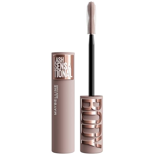 Maybelline New York, Máscara de Pestañas Lash Sensational Body, Definición y Volumen hasta 24H*, Tono: Very Black, 9,75 ml