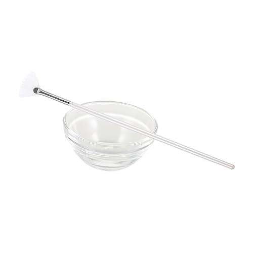 Healeved Diy Facial Mud Applicator Brush Bowl Easy to Clean Face Mask Applicator Tool Beauty Brush Skin Care Tools