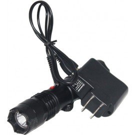 CHEETAH Mini Volta Tactical STUN Gun with 180 LUMENS Flashlight Black