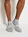 DKNY Men's 6 Pack Quarter Crew Socks, Grey/Black, 10-13