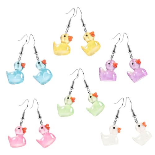 Healvian 6pares Pendientes Mujer Colgantes Divertidos Pendientes