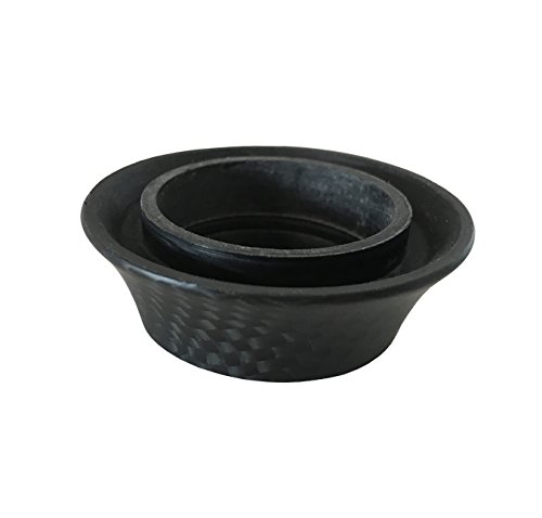 DEERU Bike Carbon Headset Washer MTB Bike, Road Bike, Carbon Cover Fork Taper Spacer -15 mm (Matte) - Thumbnail 6