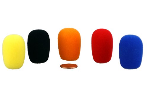 Hisonic LPWS5P Headset/Lavalier Microphone Windscreen, 5-Pack