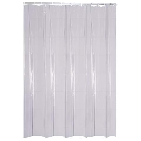 Ridder 364000-350 Waterproof Shower Curtain with Rings Cover