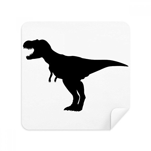 Chiffon lunettes tissu suède pour écran téléphone motif dinosaure x2