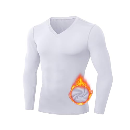 Tesuwel Thermal Shirts for Men Cold Weather Warm Men's Compression Shirts for Running Ski Base Layer...
