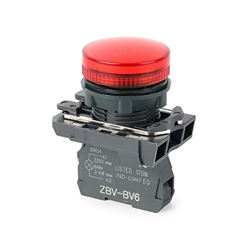 Indicateur de signal série XB5 XB5-AV64 vert rouge LED bouton-poussoir 22mm
