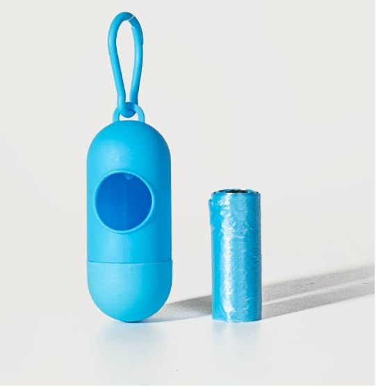 Haustier-Toiletten-Set in Kapselform (tiefblau)