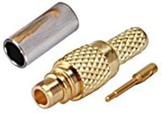 5pcs Rf Wire Coaxial Cable Terminal Copper Alloy Connector Mmcx Male Straight Crimp for Rg174 Rg316 Lmr100 Ships from USA