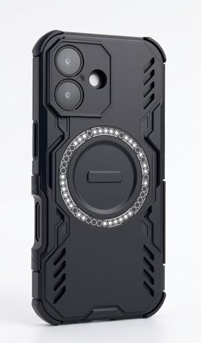 Image of ShieldTech Back Cover Case for Apple iPhone 17 | 360 Protection Mobile Phone Case Mag-Safe | Camera Protection | i Phone 17 Back Case | iPhone17 - Black TPU+PC