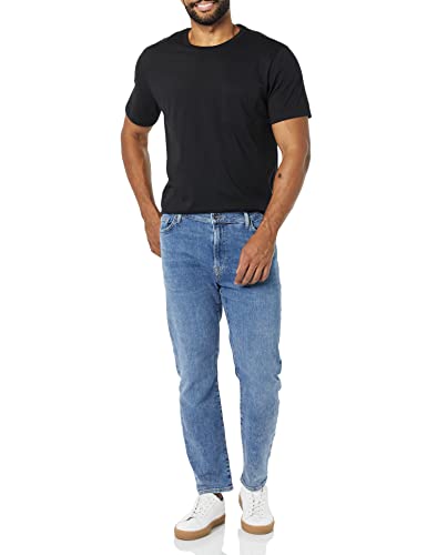 Amazon Essentials Men's T-Shirts, Short-Sleeve Crewneck Pocket, Cotton, 2-Pack4