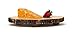 Lipper International Acacia Tree Bark Footed Server for Cheese, Crackers, and Hors D'oeuvres, Large
