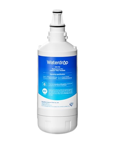 Waterdrop 7440000 Filter Replacement for Liebherr 7440000 744000200 7440002 Reduce Chlorine & Bad Taste Easy to Install Refrigerator Water Filter