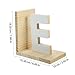 SHOWERORO Reusable Wooden Book Holder Book Organizer for Boy Girl Room with Polished Finish Neat Desktop Storage