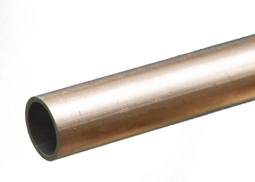 K & S Precision Metals 83035 Round Aluminum Tube, 1/2" Od X 0.035" Wall Thickness X 12" Length, 0.5 In Od, 1 Pc, Made In Usa #TOP1
