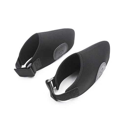 Couvre-chaussures de patinage ajustables et coupe-vent contre les rayures noir