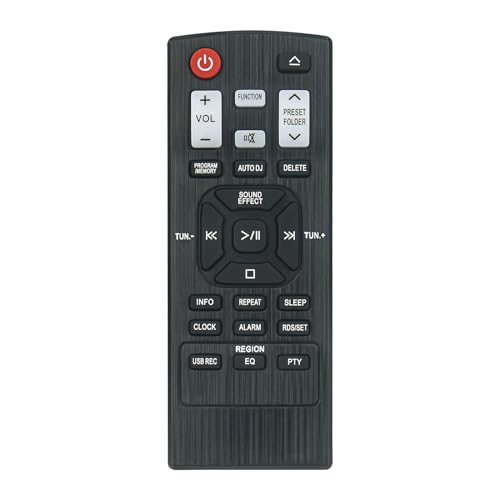 VINABTY New Replacement Remote Control fit for LG CM4360 HiFi fit for LG COV30748165 HiFi fit for LG CD Home Audio HiFi Remote Controller