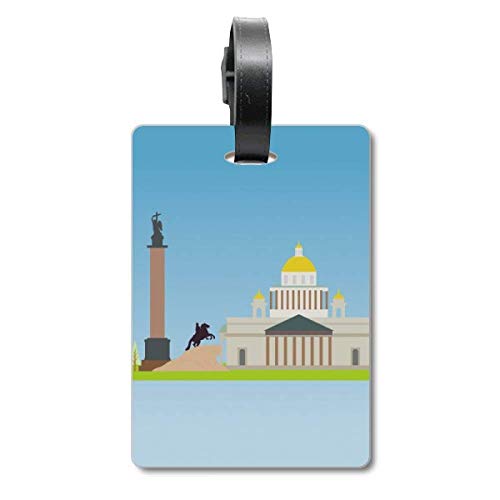Étiquette de valise Saint-Pétersbourg accessoire voyage symbole Russie