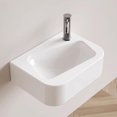 Lavabo para guardarropa pequeño解决小户型卫生间难以安装洗手盆痛点 陶瓷盆Zc024r 3