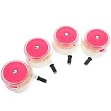 Hemobllo Kinderwagen Ersatzteile 4 Stück Abnehmbare Universalräder Geräuscharme Lenkrollen für Lauflernwagen und Kinderwagen mit Einfacher Montage