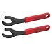 Chiave con carattere per anello di bloccaggio del volano per mountain bike, 2 pezzi Chiave per movimento centrale con ingranaggio fisso per mountain bike