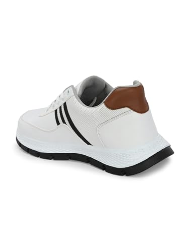 Image of STANPHORD Mens Velocity Casual Lace Up Sneakers Shoes Perfect for Training | Walking | Running | Sneakers | Stylish Outdoor Shoes | Daily & Occasion Wear | Smart & Trendy | Comfortable