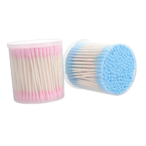 Didiseaon Makeup Cotton Swabs 400 Pcs Double Head Gentle for Makeup Removal and Applicati