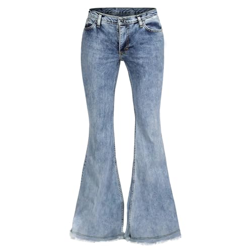 EVEDESIGN 70s Outfits Bell Bottom Pants for Men,Mens Bell Bottom Jeans Flared Jeans2