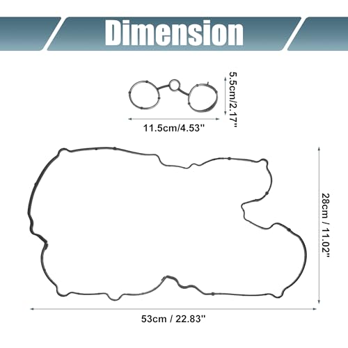 Image of X AUTOHAUX No.11127572851 Valve Cover Gasket for BMW Mini Cooper 2007-2012