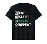 Eat Sleep excel Repeat Tee