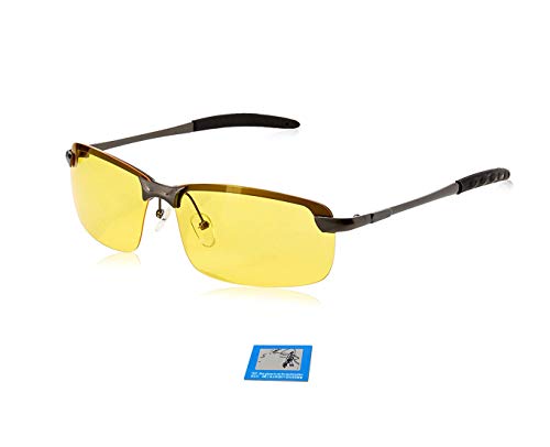 MPRO-TECH Night vision Polarized UV 400 glasses for night car and bike driving