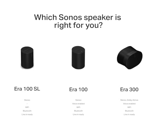 Sonos Era 100 SL Compact, Microphone-Free Speaker - White - image 8