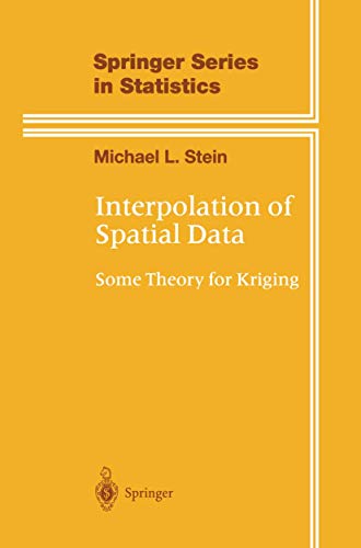 Interpolation of Spatial Data: Some Theory for Kriging