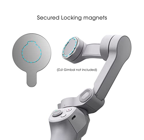 ENCASED Magnetic Adapter for DJI OM Smartphone Gimbal Stabilizer - Compatible with MagSafe (DJI OM 4 / OM 4 SE/DJI 5/6)