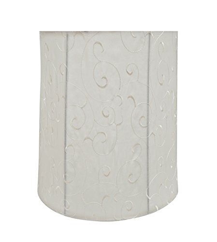 Aspen Creative 35035 Transitional Empire Shaped Construction Beige, 14" Wide (12" x 14" x 15") Spider LAMP Shade