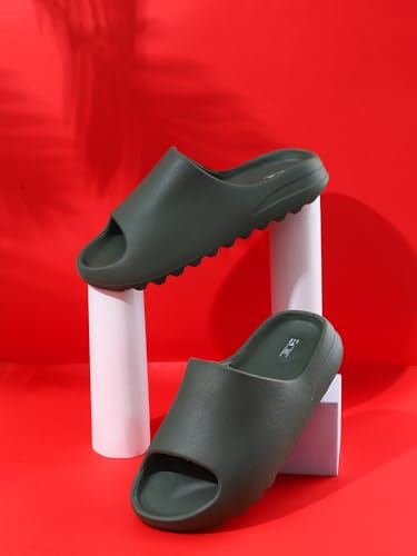 Image of Hygear Men's Roster EVA Slides | Ultra Soft Cushion | Lightweight | Waterproof | Stylish |Anti-Skid | Comfortable Everyday Slides for Men