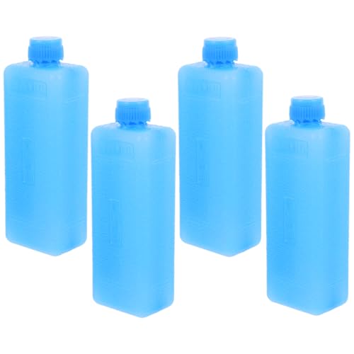 BESPORTBLE Ice Packs for Coolers, 4Pcs Reusable Ice Blocks Cooler Freezer Blocks for Lunch Boxes, Camping, Picnics, Beach, Fishing, Outdoor Sports (4.48x1.56x1.2in)