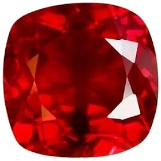 Certified Natural Burmese Red Ruby 10 Ct+ Cushion Cut Loose Gemstone – Flawless Premium Precious Stone for Fine Jewelry Making