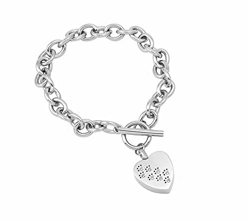 Bracelet à chaîne en acier inoxydable durable pour cendres 18cm