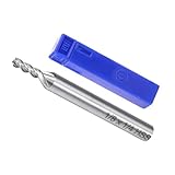 CoCud Fraise en Bout à Spirale à 4 Flûtes, Diamètre de 1/8