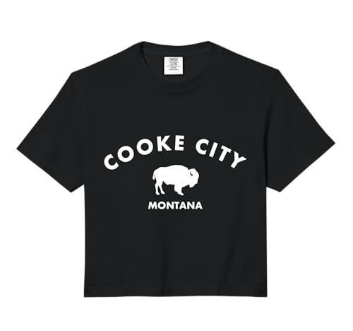 Cooke City Montana Buffalo Backcountry Ski & Sled Crop Top