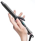 CIVEYA 3/4 Inch Curling Iron for Short Hair, Dual Voltage Curling Iron Travel Size with 5 Adjustable Heat Settings, Mini Curling Irons Ceramic Barrel with Argan Oil Infused