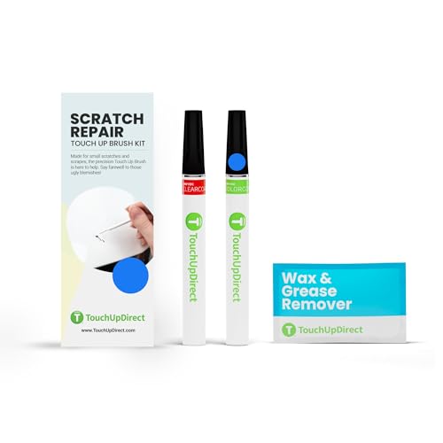 TouchUpDirect PBJ/MBJ Hydro Blue Metallic Compatible with Jeep Exact Match Scratch Repair Touch Up Paint - Brush Kit