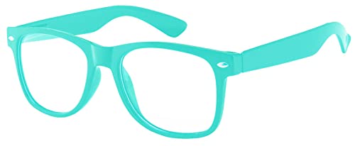 Image of OWL Retro Style Sunglasses 80's Classic Vintage Unisex Nerd Colored Frame