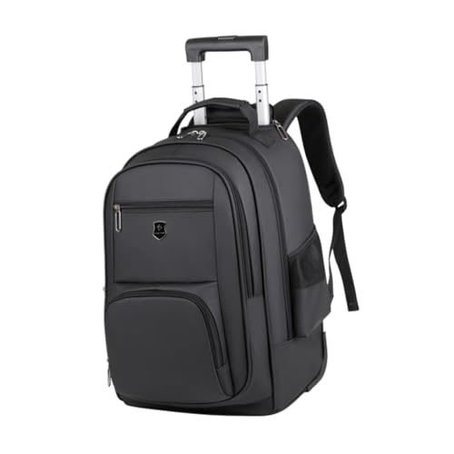 Ronyme Mochila con Ruedas para Equipaje de Mano, Bolsa de Negocios, Maleta con Ruedas con Compartimentos organizados multifuncionales para Viajes, Hombres y