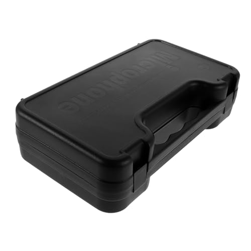 VICASKY Microphone Storage Box Hard Shell Carrying Case with Anti-scratch Liner for Condenser Mics