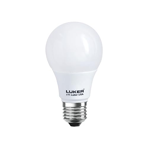 Image of LUKER JVLuker 15W LED Bulb E27 Base Energy Efficient 2 Star Light 120 Degree Wide Beam Coverage High CRI Surge Protection Lights for Home and Office, 1 Year Warranty (Pack of 1, Warm White)
